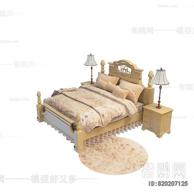 European Style Double Bed