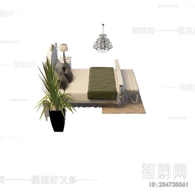 French Style Double Bed