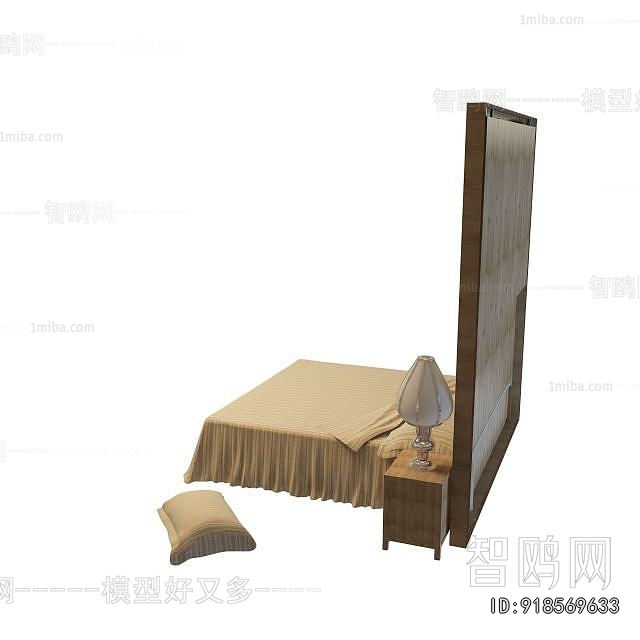 New Chinese Style Double Bed