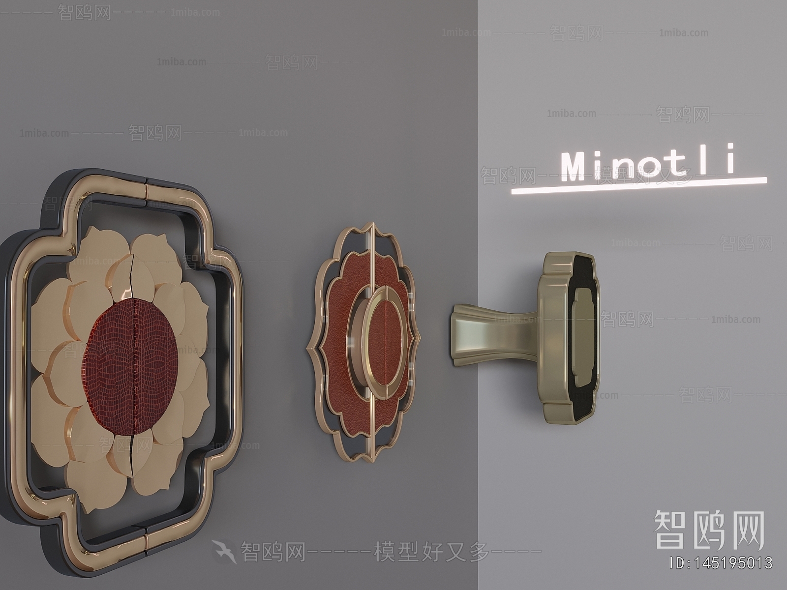 New Chinese Style Door Handle