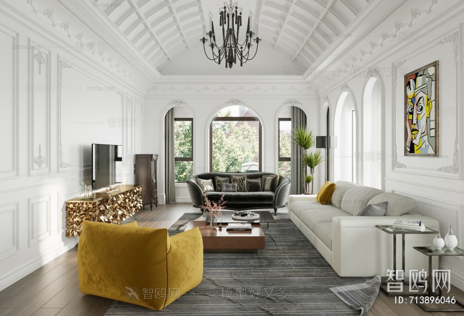 French Style A Living Room