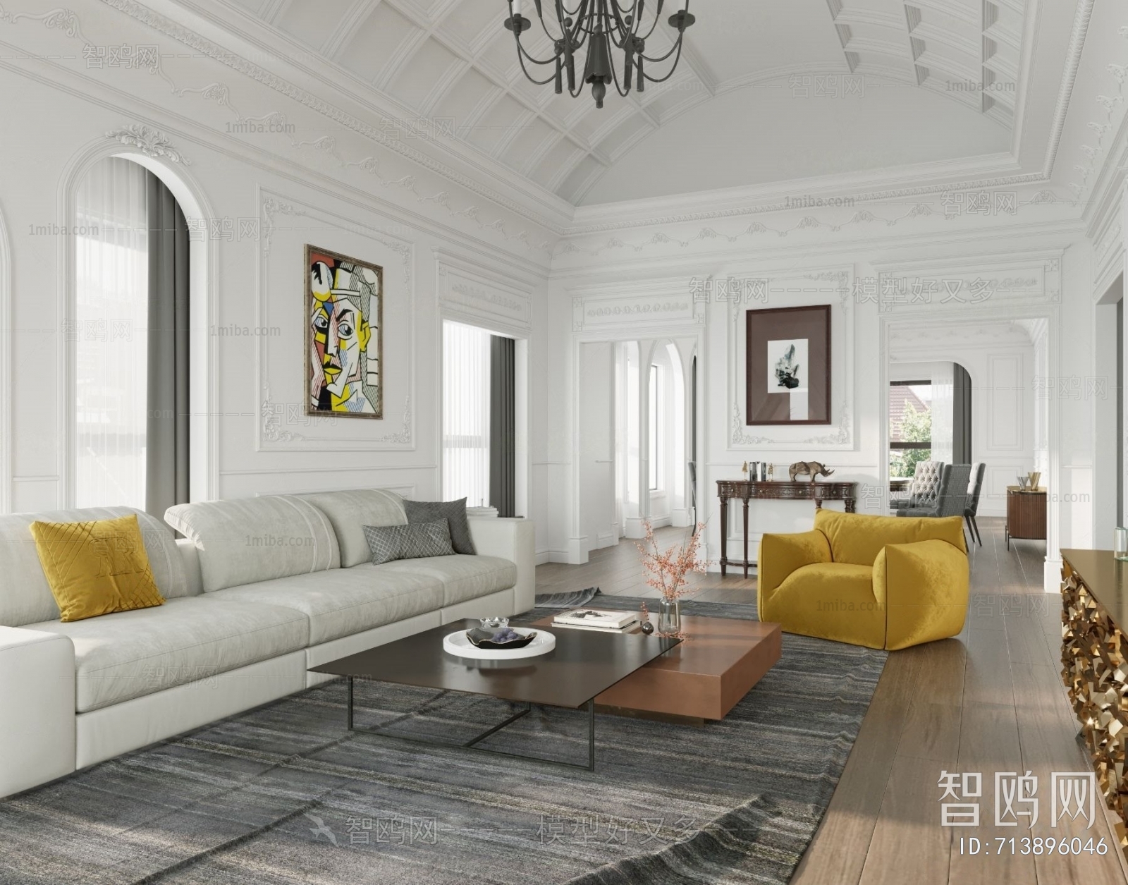 French Style A Living Room