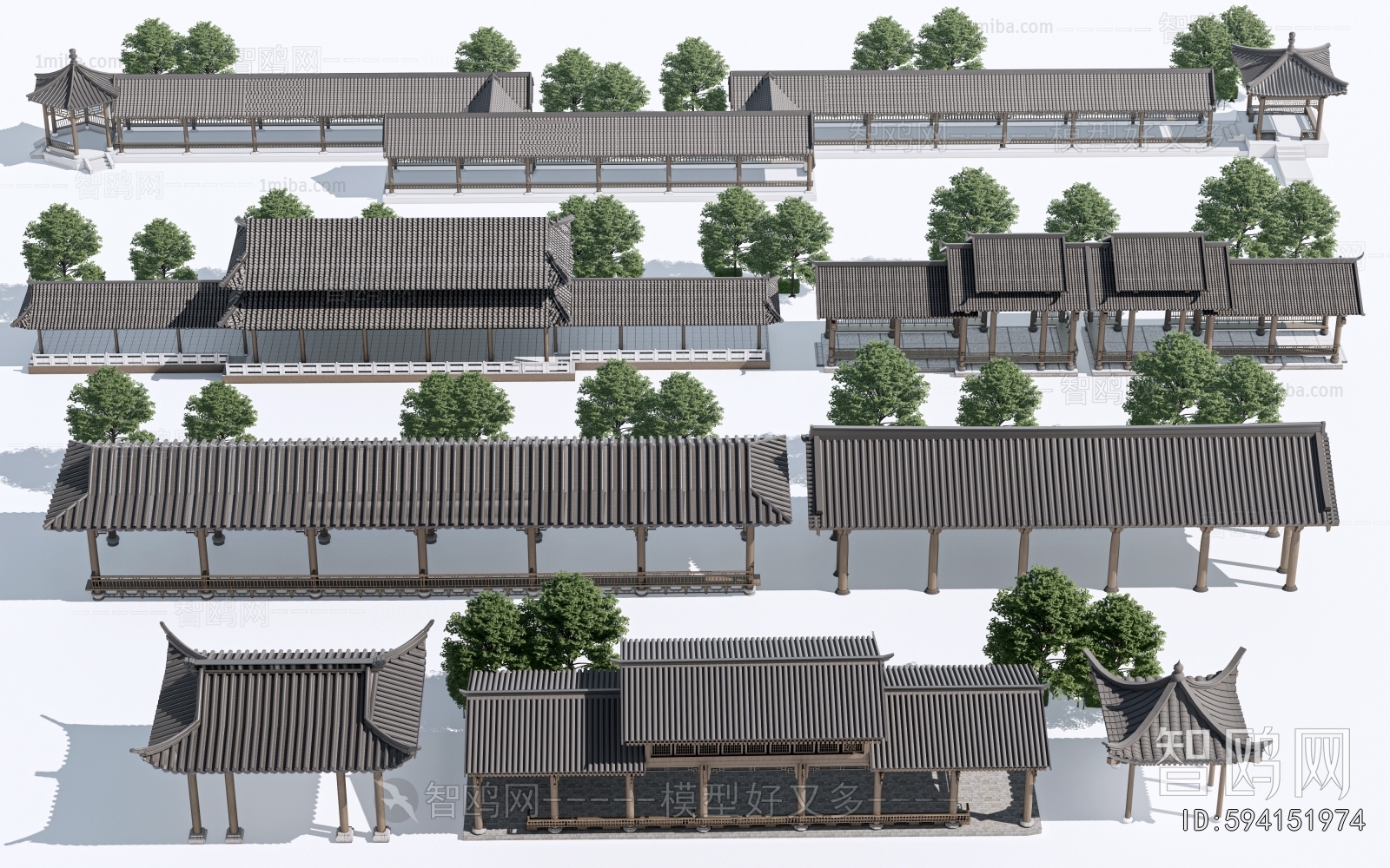 Chinese Style Gallery Frame