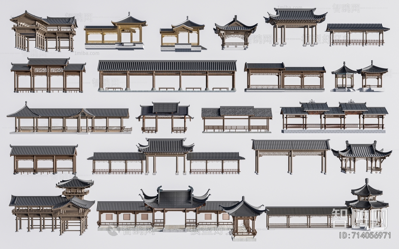 Chinese Style Gallery Frame