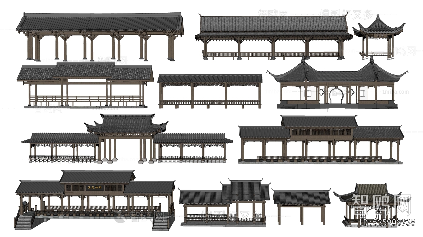 Chinese Style Gallery Frame