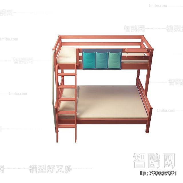 New Chinese Style Bunk Bed