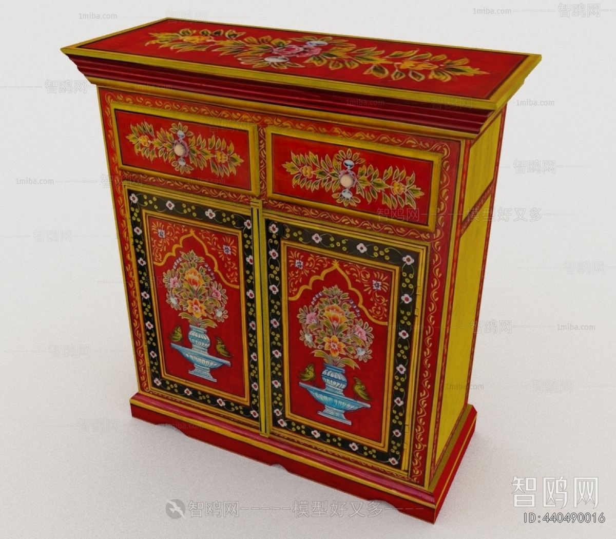 New Chinese Style Side Cabinet