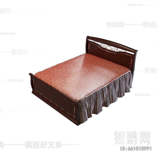 Chinese Style Double Bed