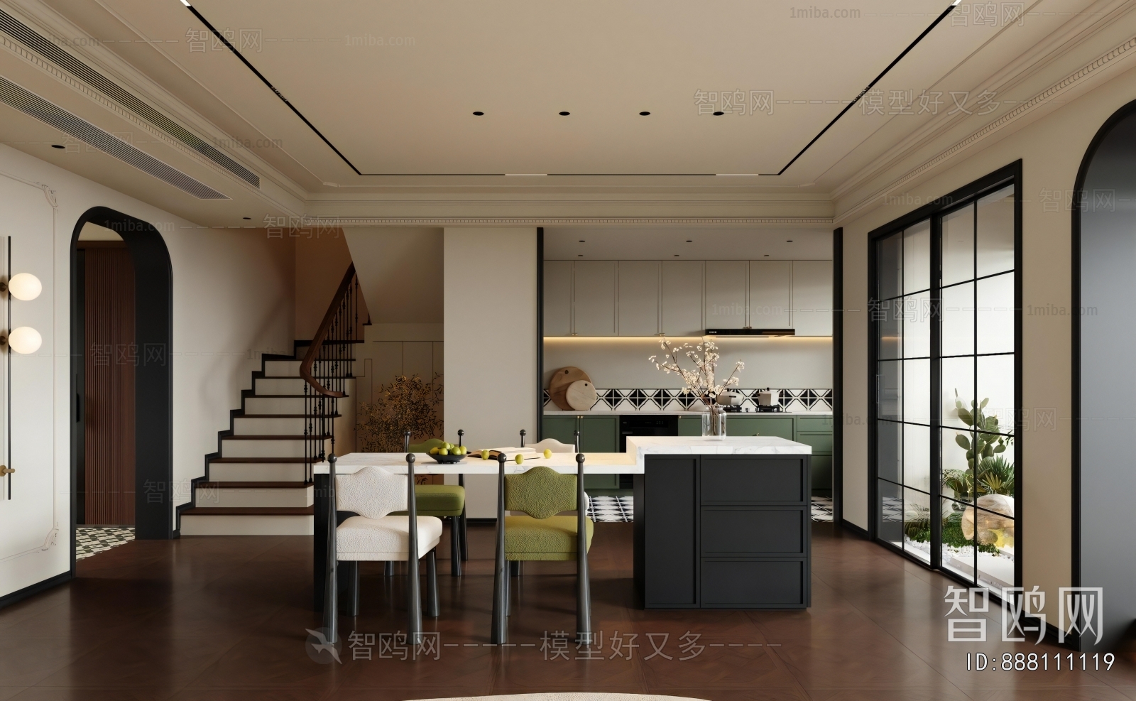 French Style Dining Room