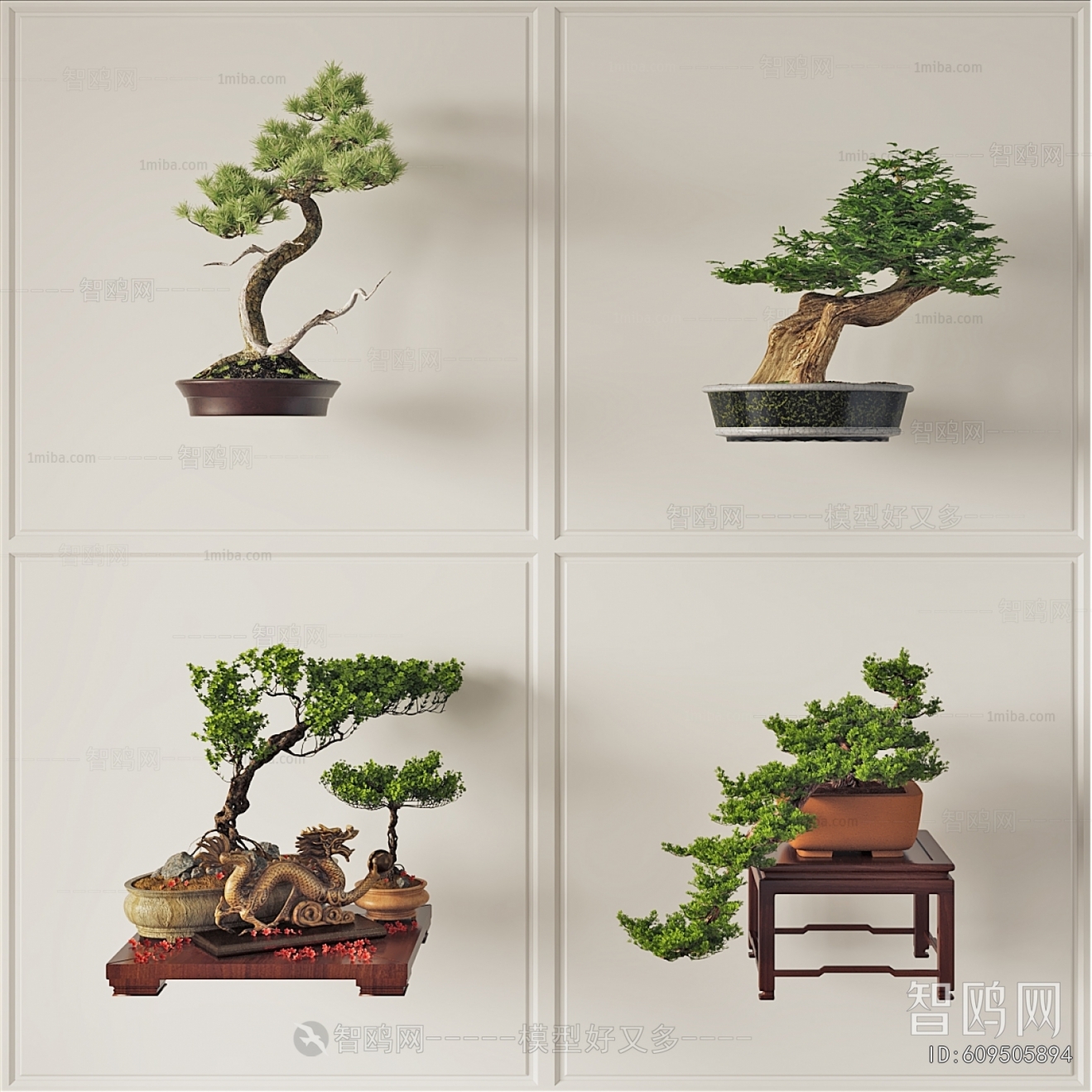 New Chinese Style Bonsai