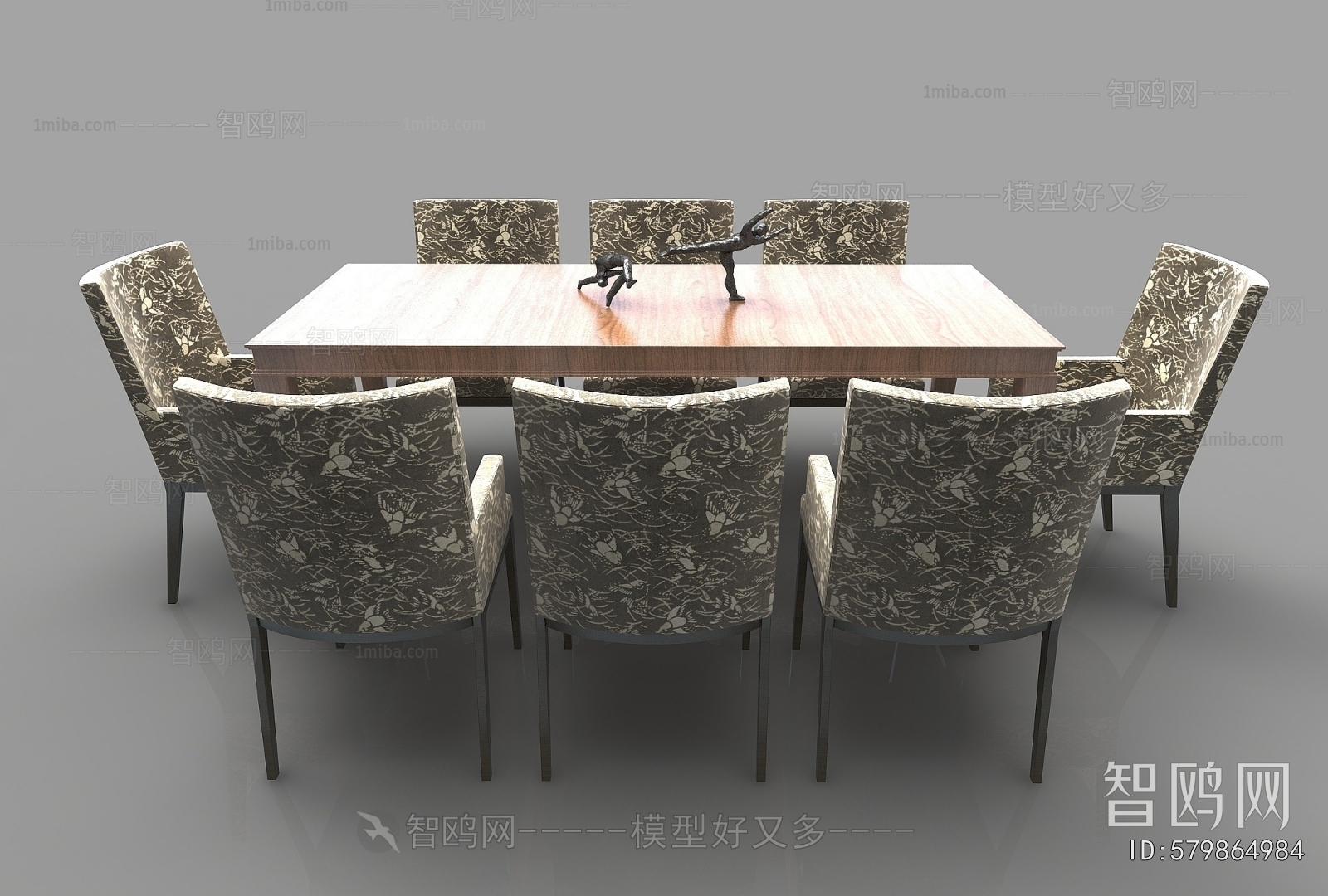 Simple European Style Dining Table And Chairs