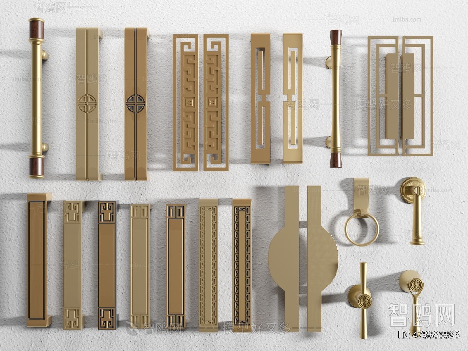 New Chinese Style Door Handle