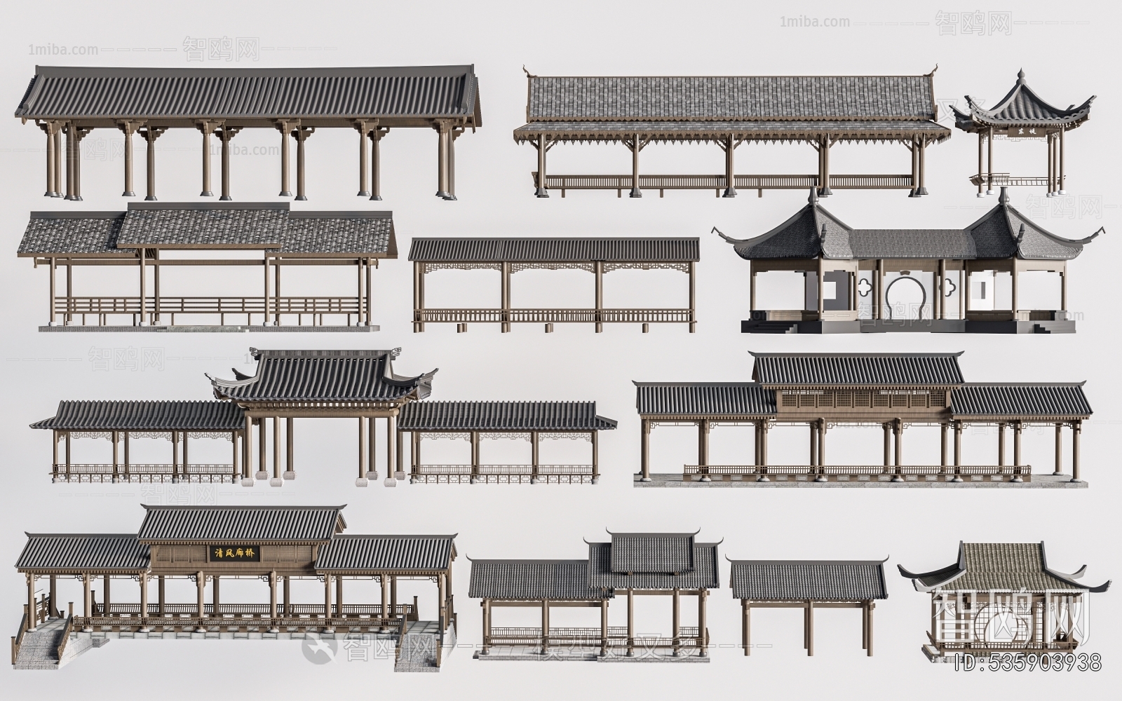 Chinese Style Gallery Frame