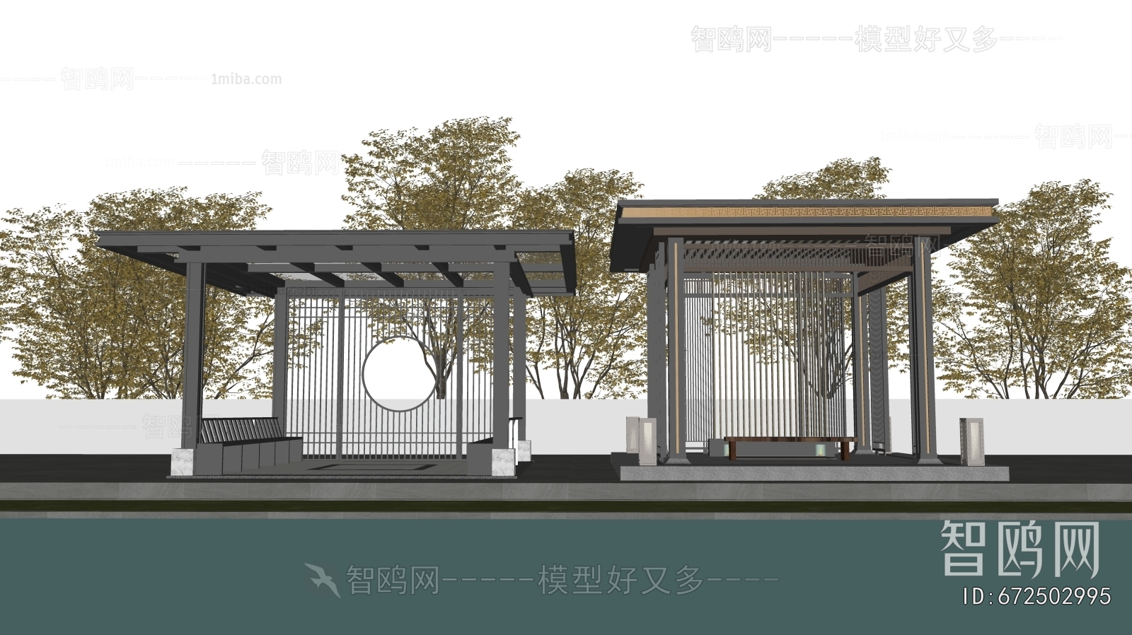 New Chinese Style Pavilion