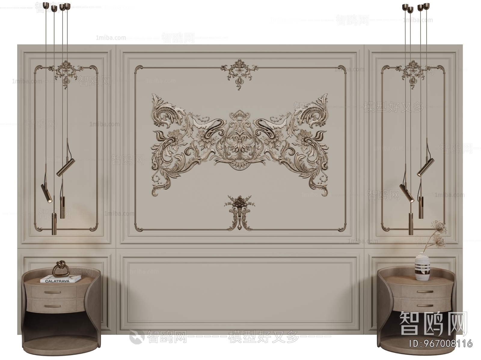 French Style TV Wall