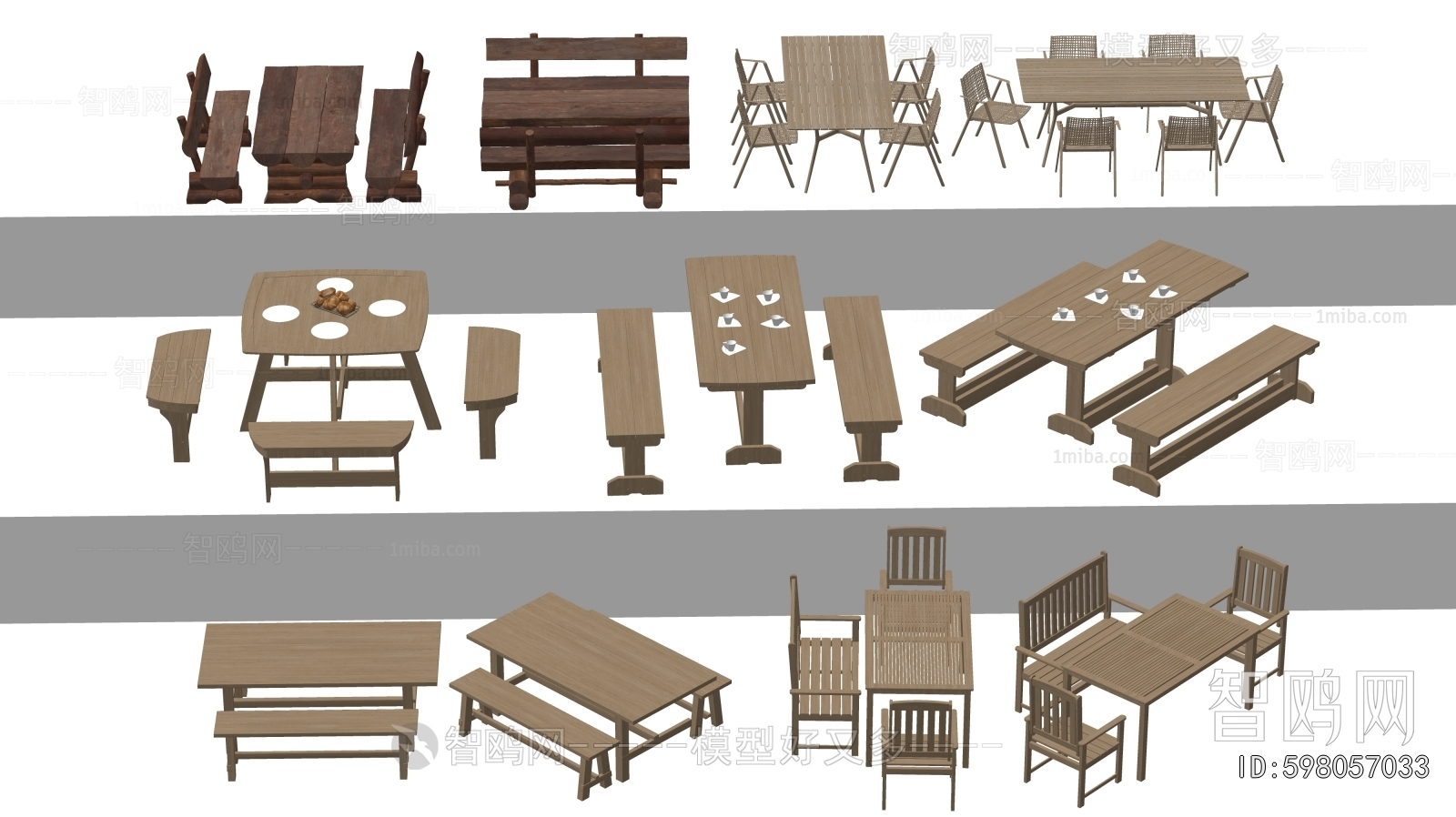 New Chinese Style Leisure Table And Chair