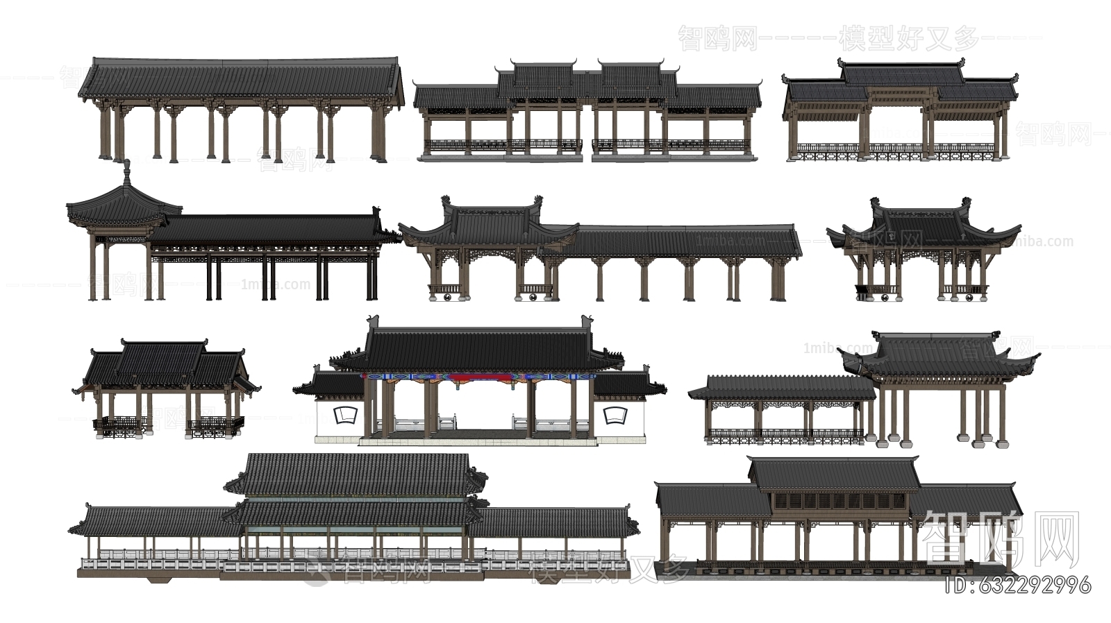 Chinese Style Gallery Frame