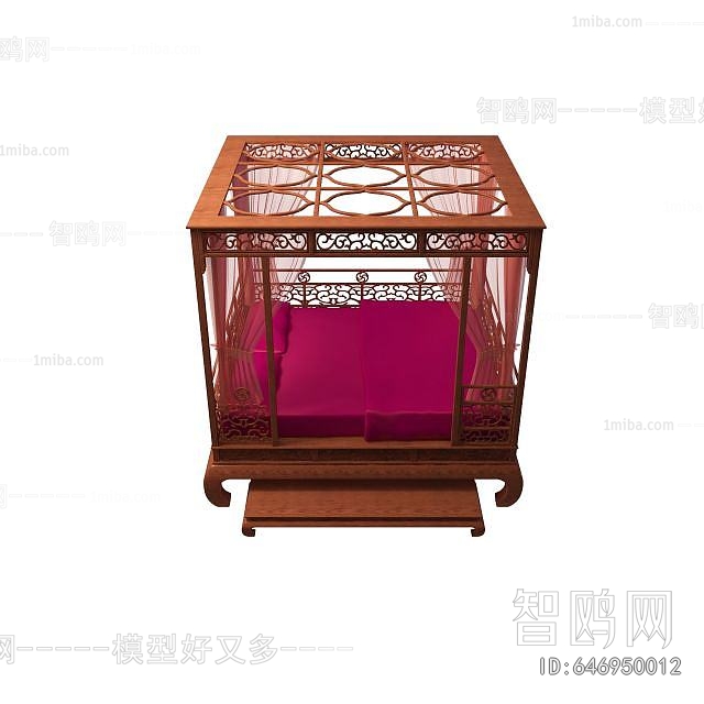 Chinese Style Double Bed