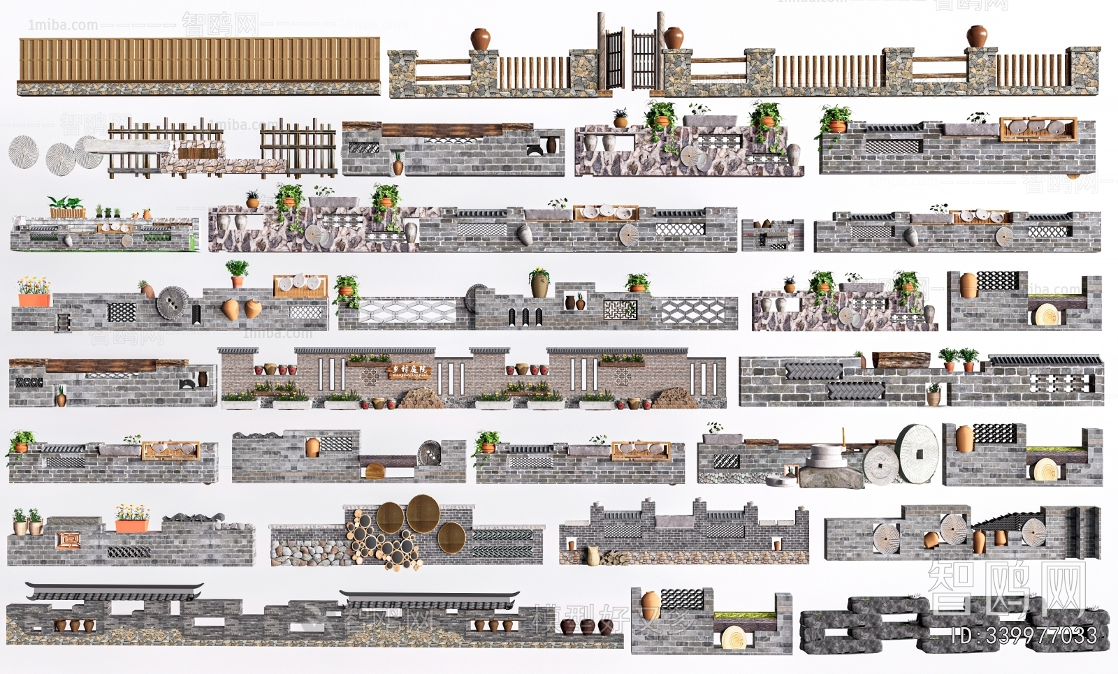 New Chinese Style Landscape Wall