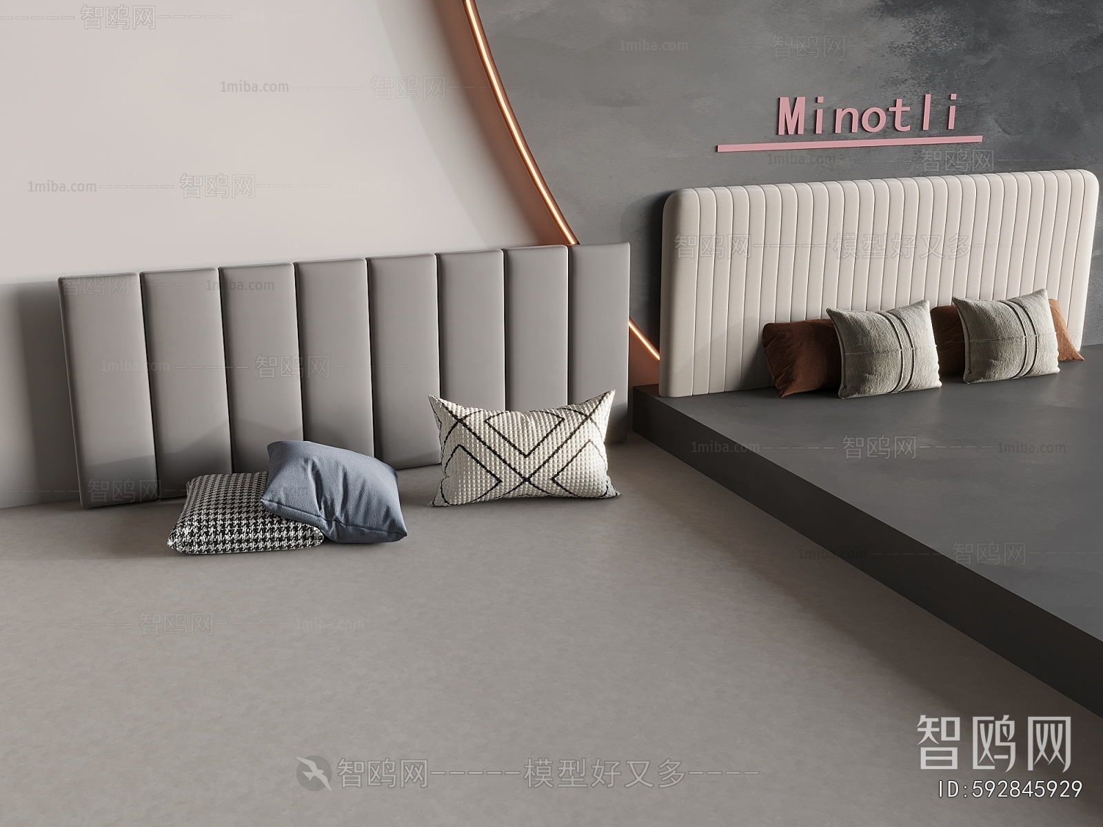 Modern Bedhead Back Rest