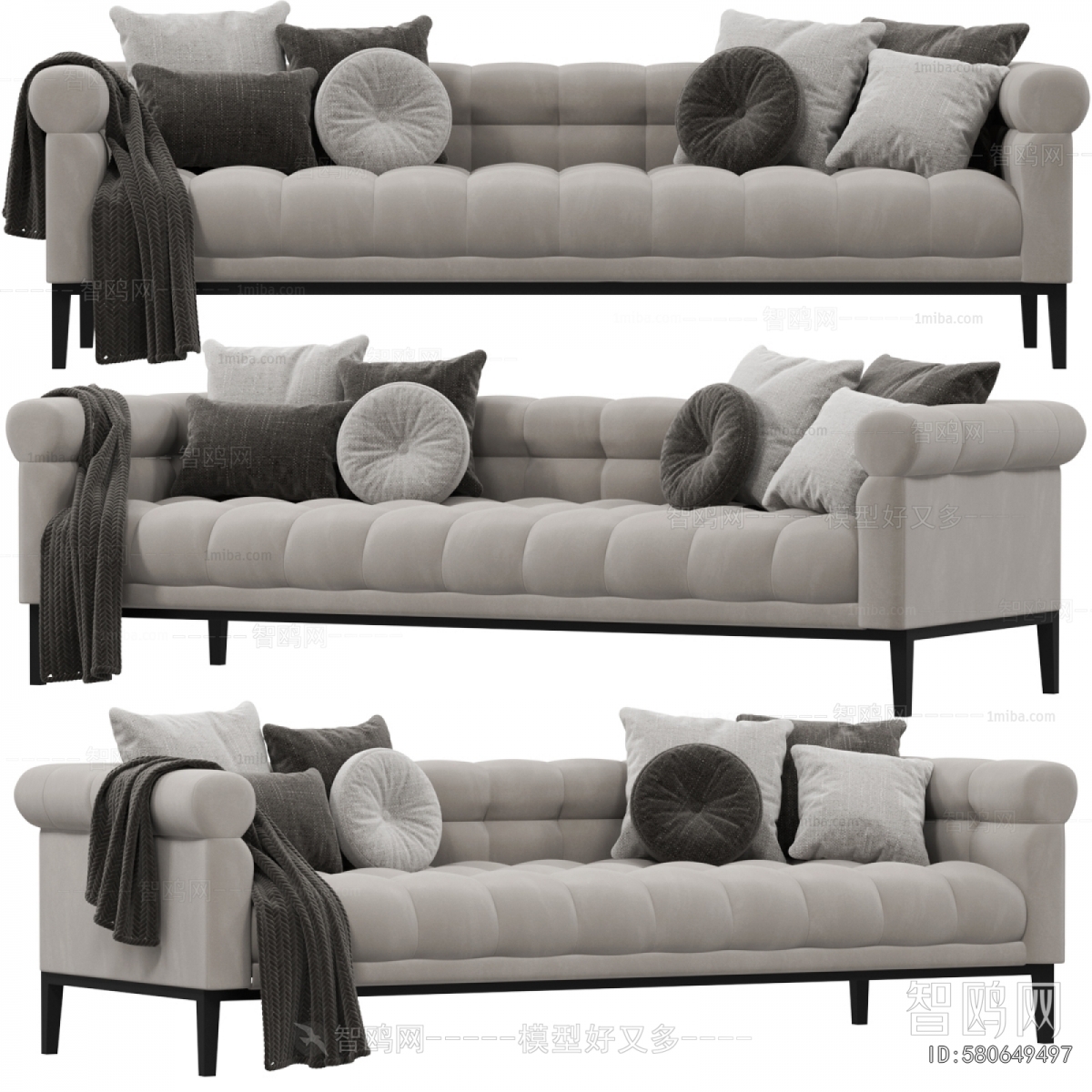 Modern Multi Person Sofa