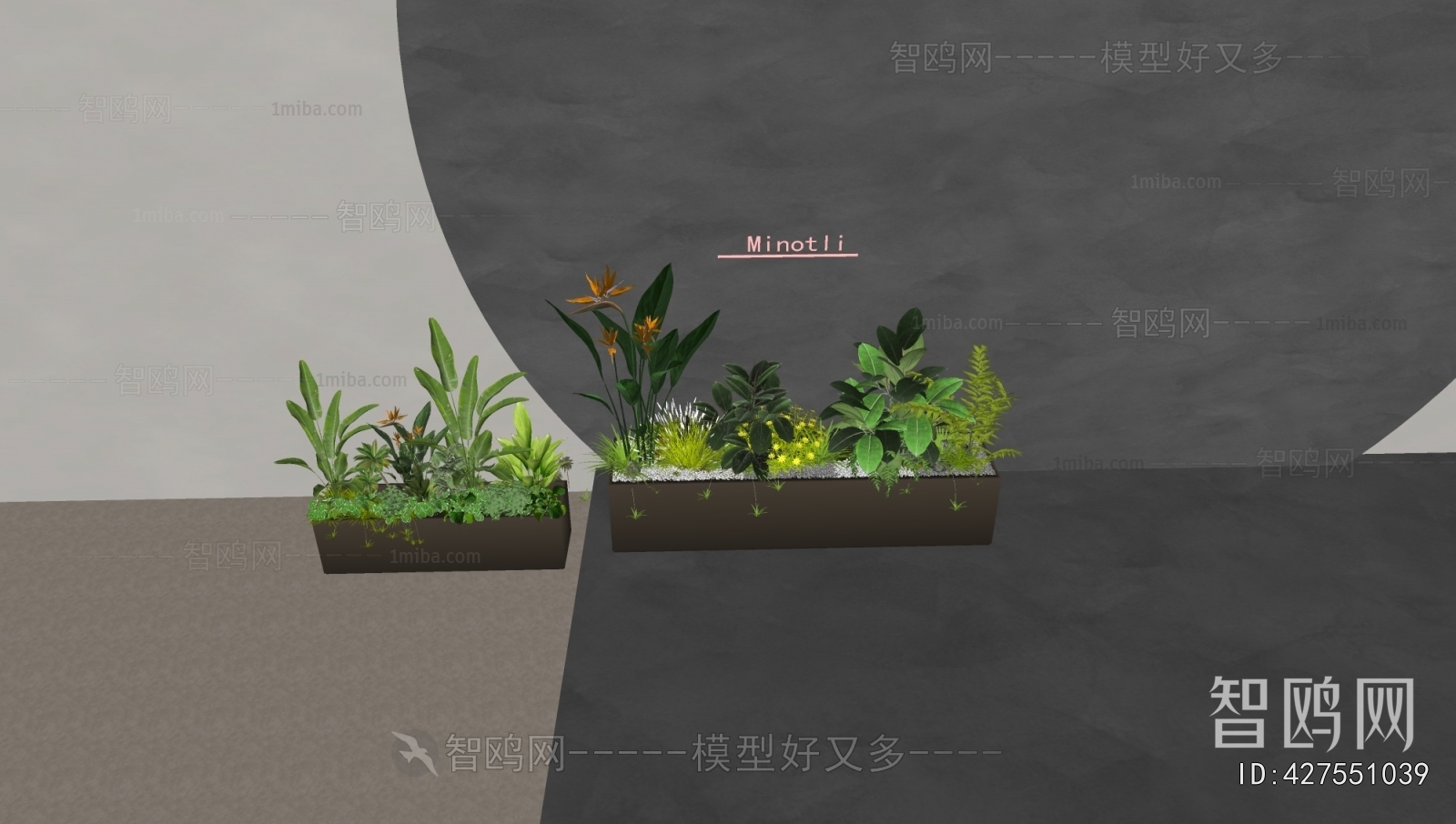 Modern Flower Bed, Flower Bowl, Flower Box