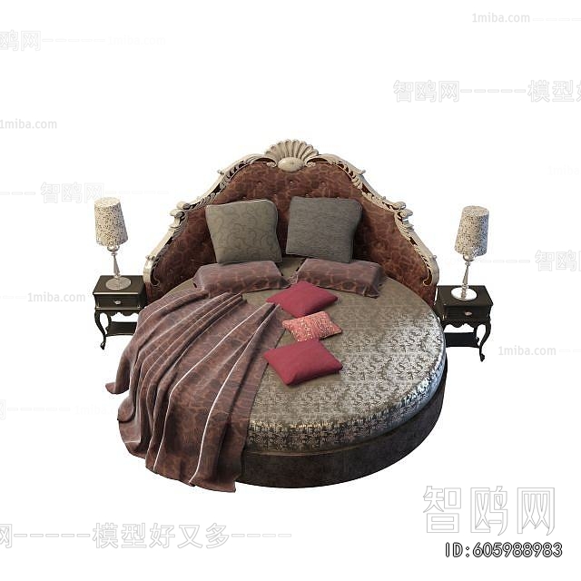 European Style Round Bed