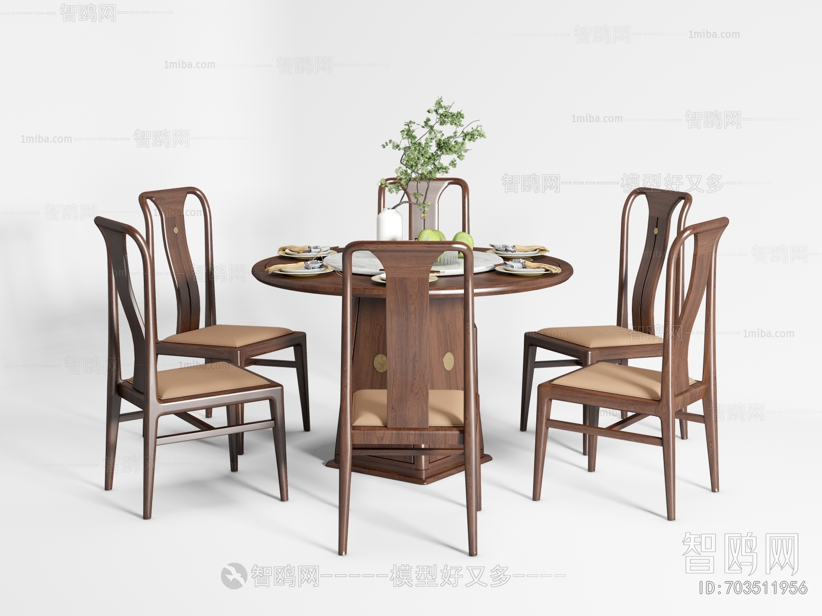 New Chinese Style Dining Table And Chairs