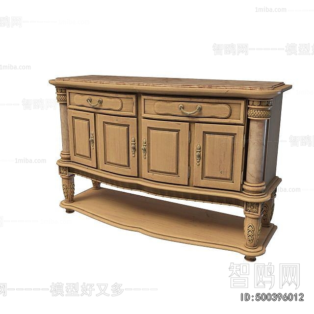 European Style Side Cabinet