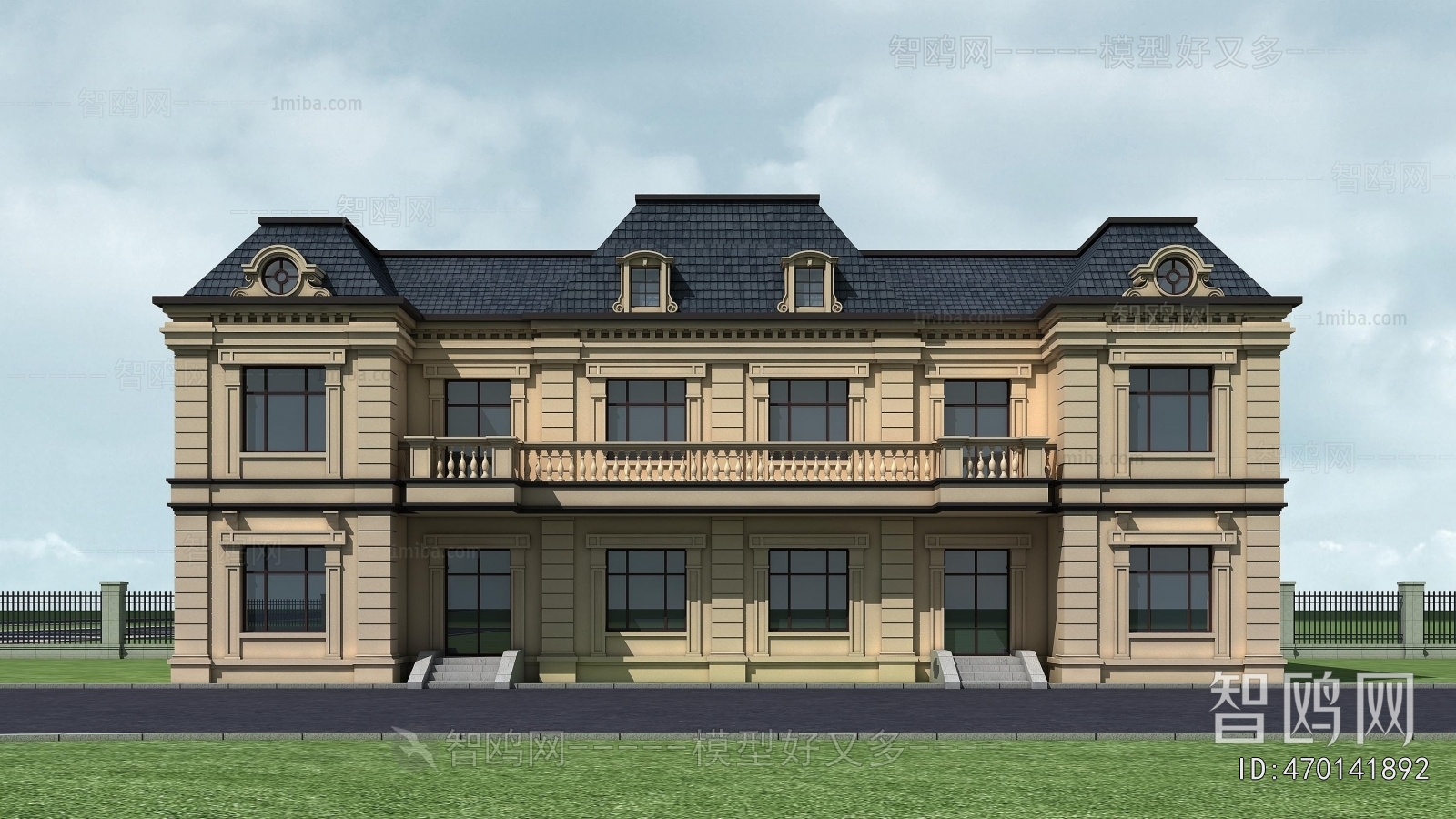 Simple European Style Detached Villa