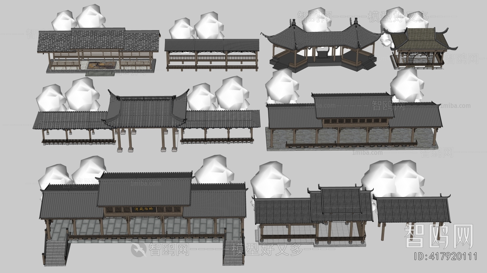 Chinese Style Gallery Frame