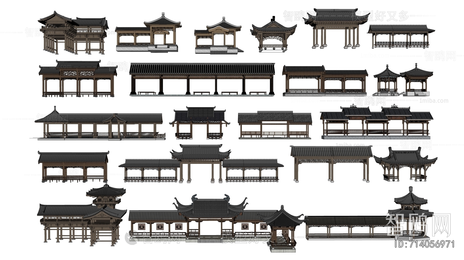 Chinese Style Gallery Frame