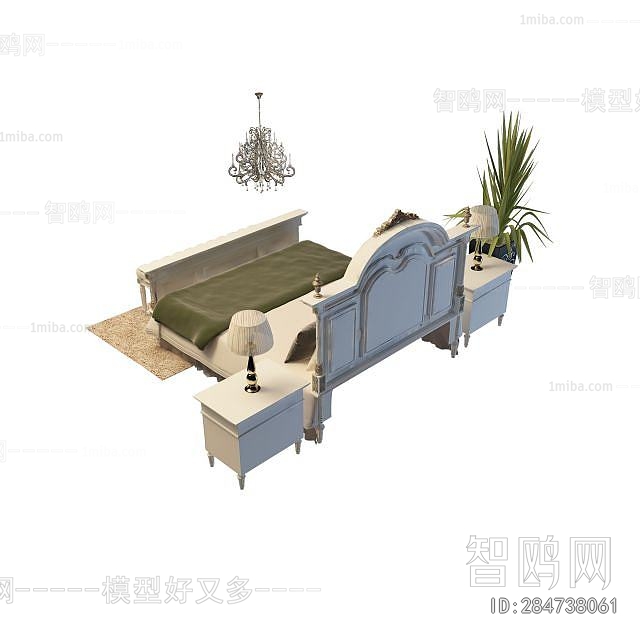 French Style Double Bed