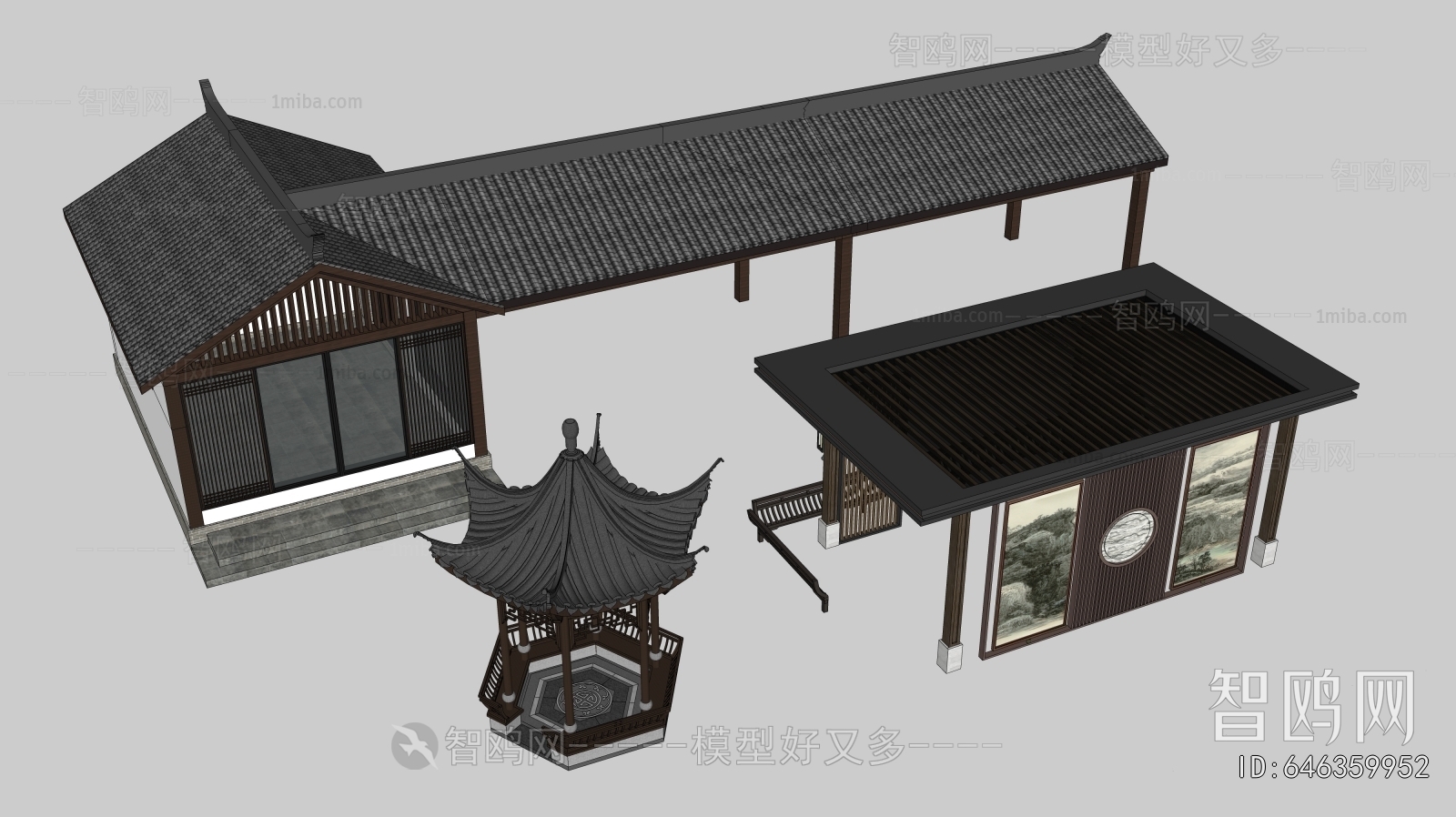 Chinese Style Gallery Frame