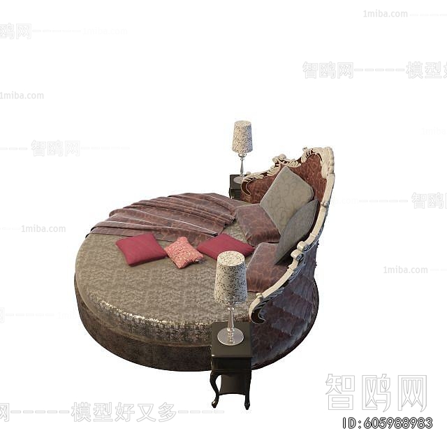 European Style Round Bed