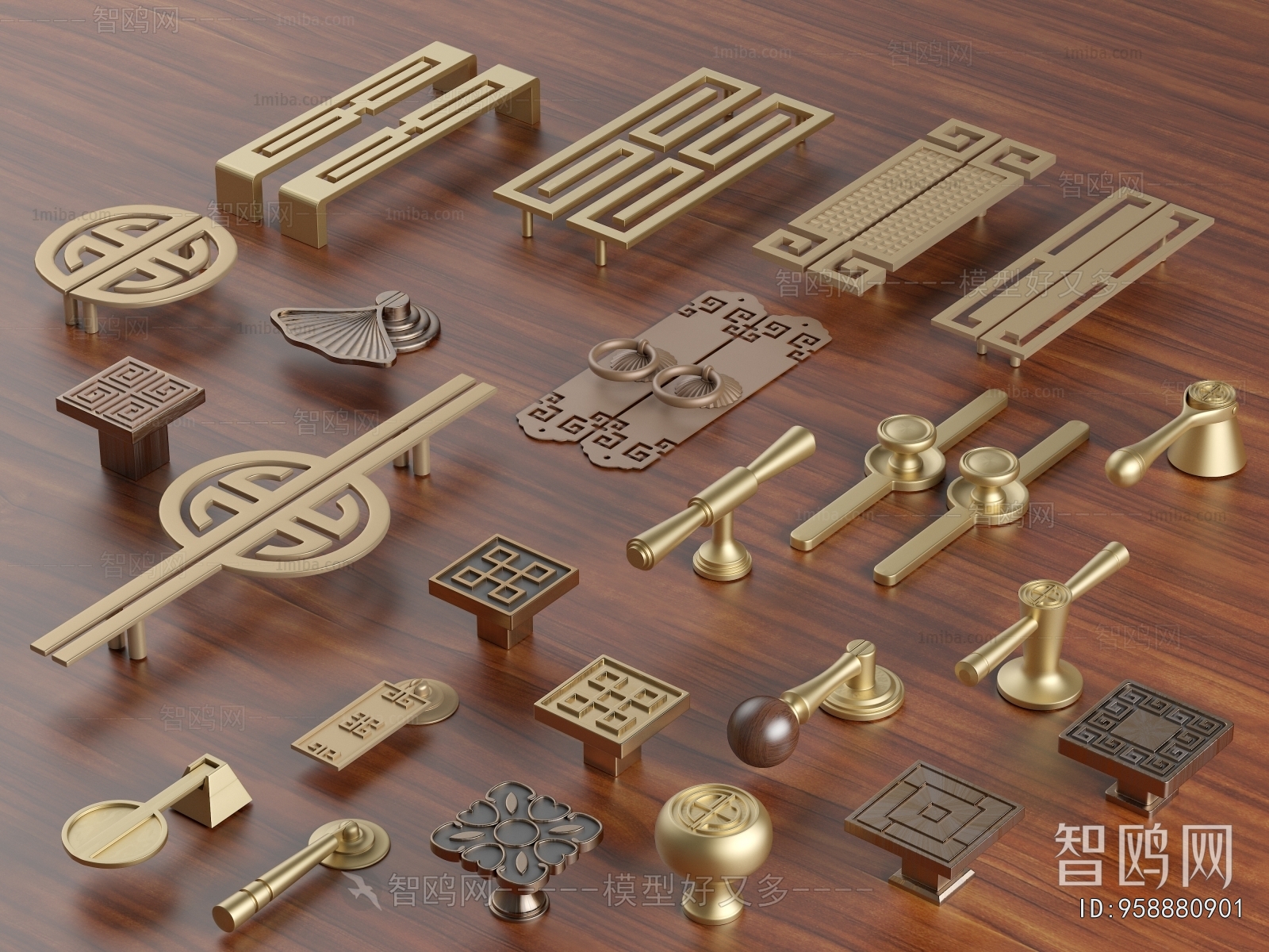 New Chinese Style Door Handle