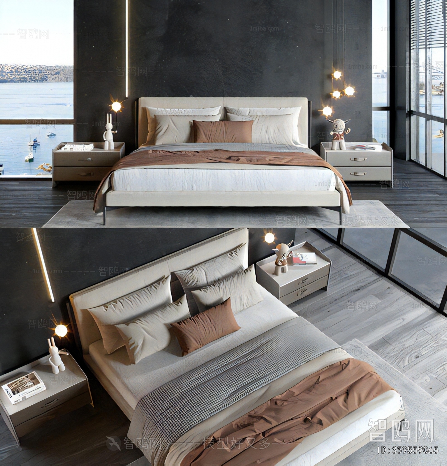Modern Double Bed