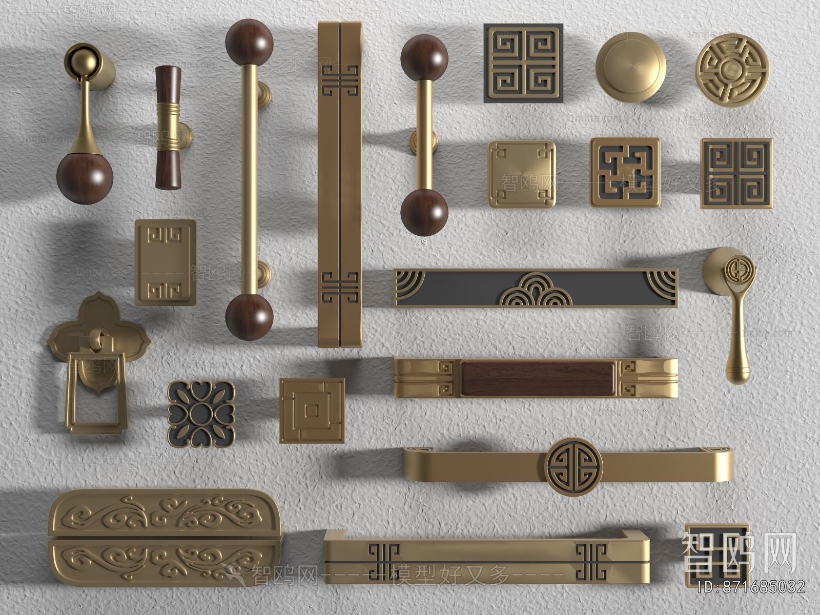 New Chinese Style Door Handle