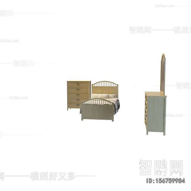 Idyllic Style Single Bed