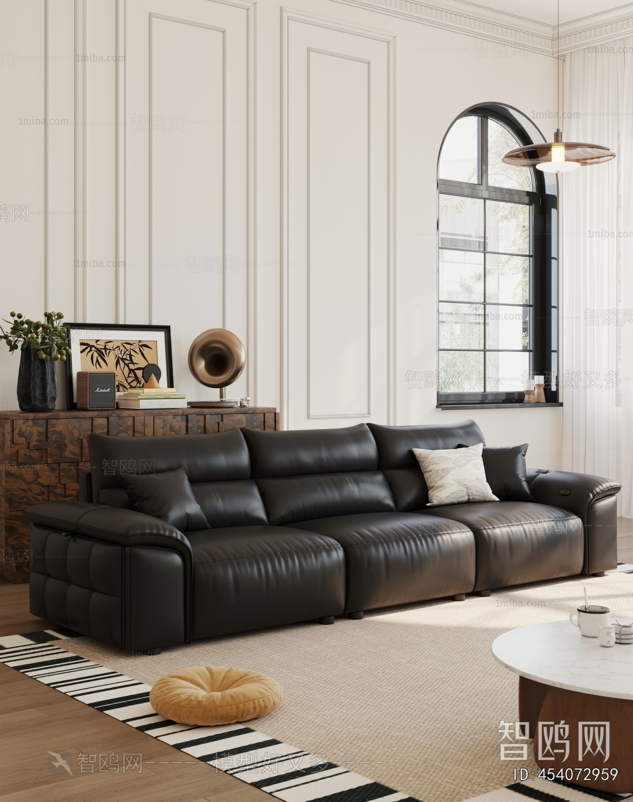 Modern Three-seat Sofa