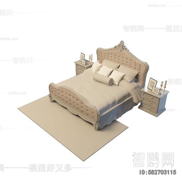 French Style Double Bed