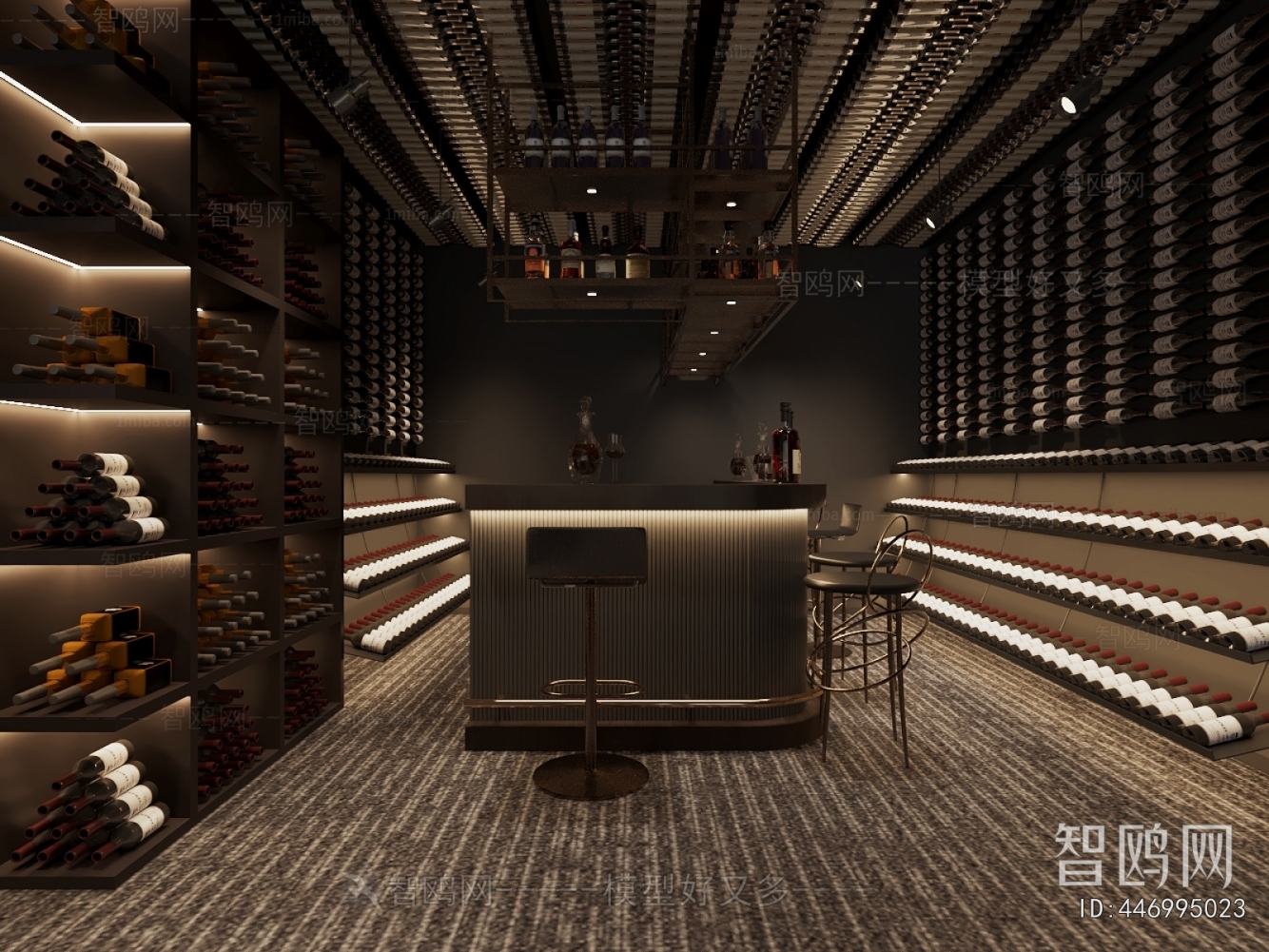 Modern Wine Cellar/Wine Tasting Room