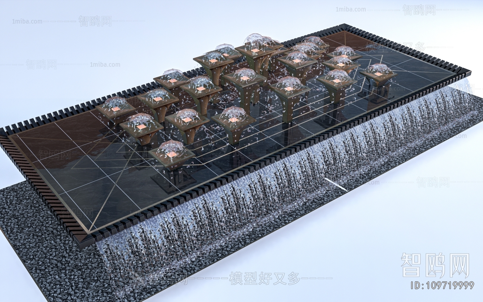 Modern Rockery Waterscape