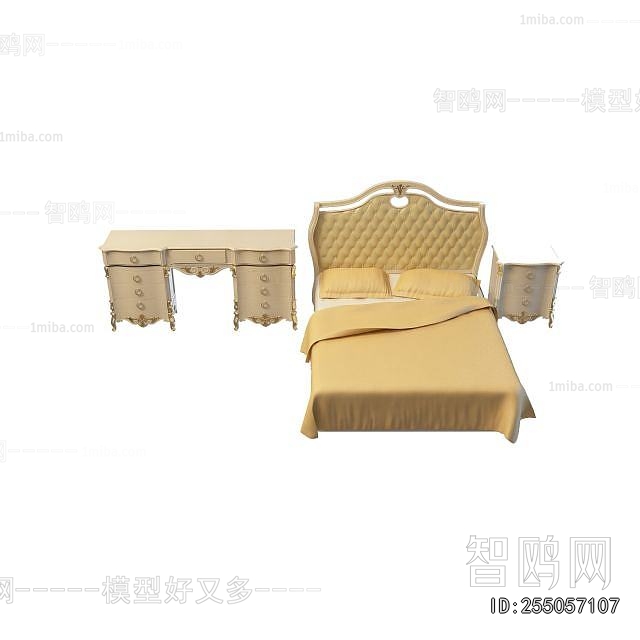 French Style Double Bed