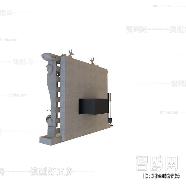 European Style Fireplace