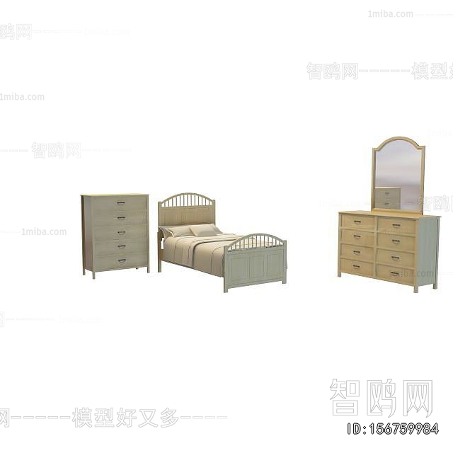 Idyllic Style Single Bed