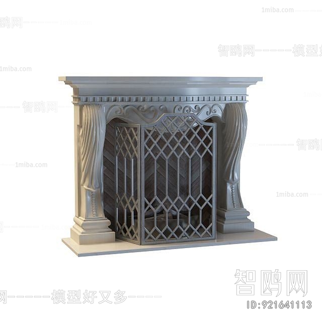 European Style Fireplace