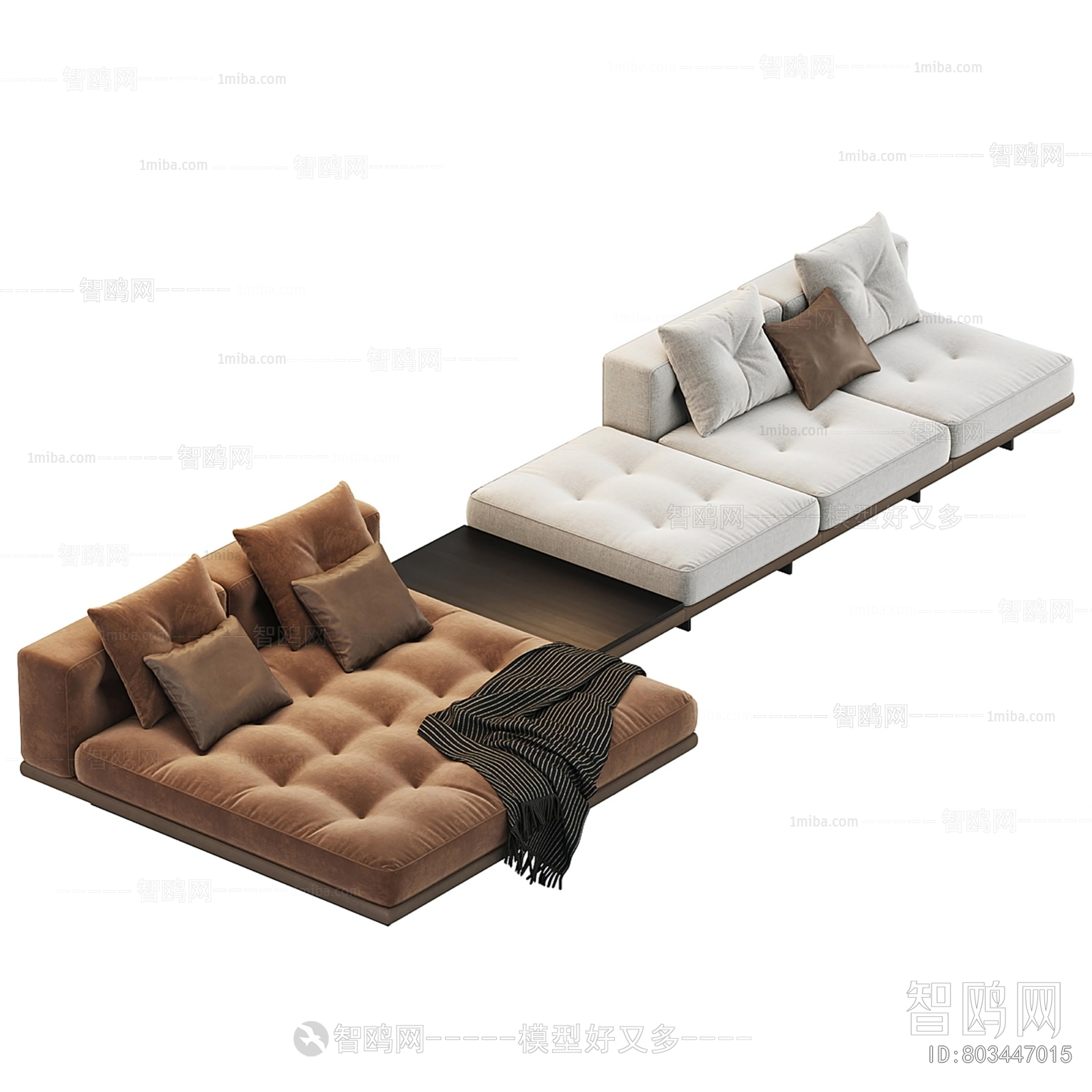 Modern Multi Person Sofa