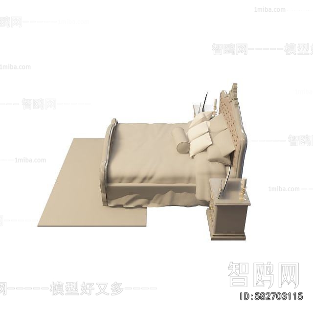 French Style Double Bed