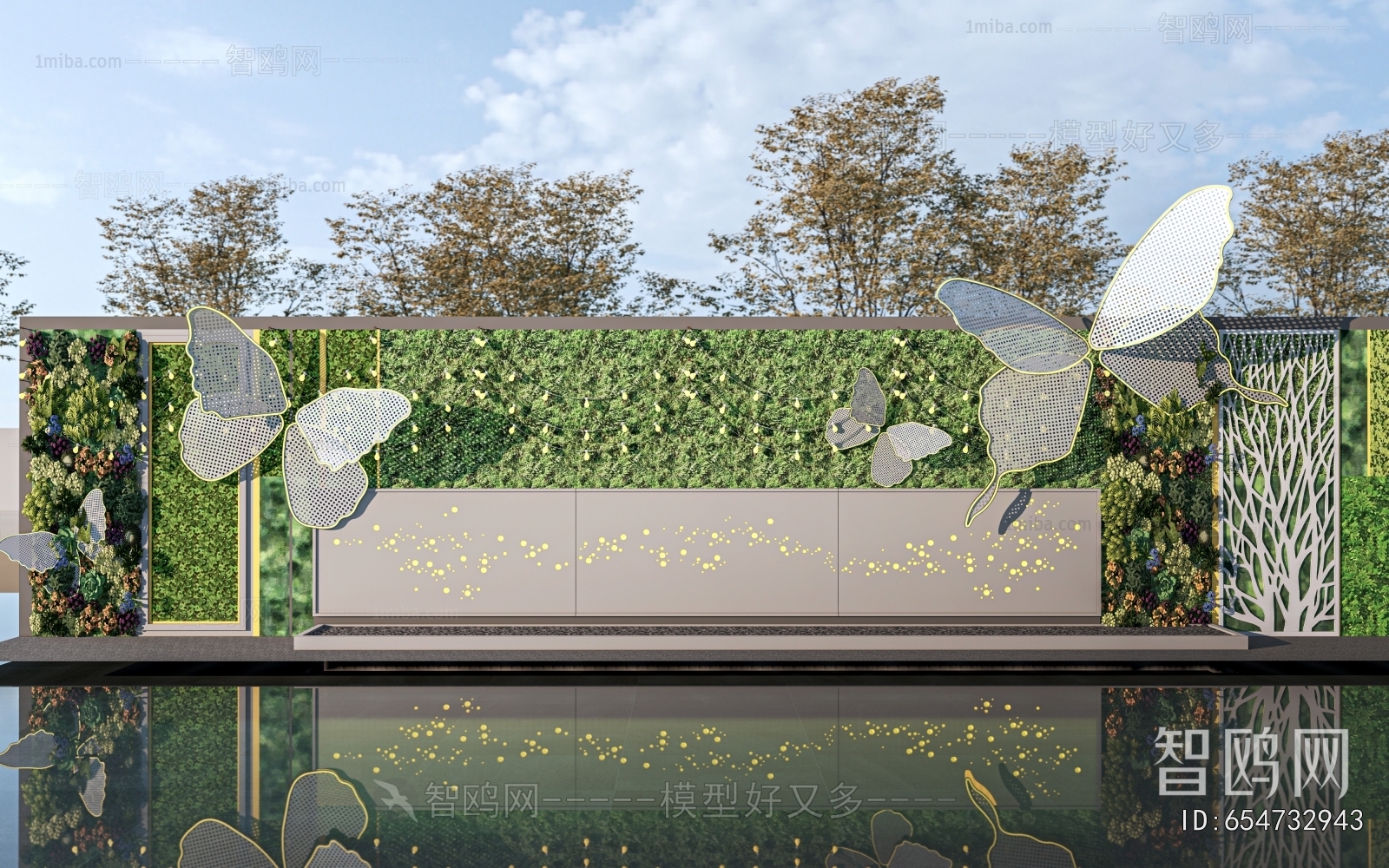 Modern Landscape Wall